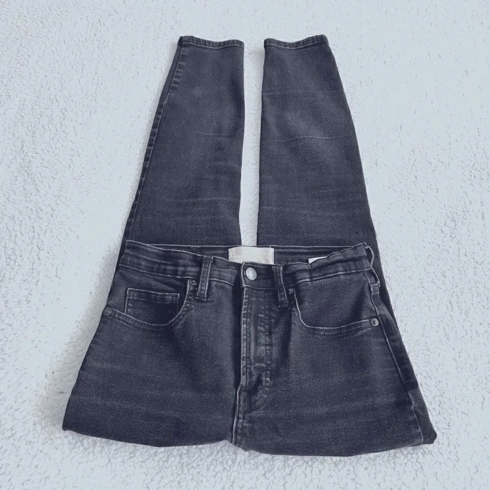 Everlane High Rise Black Ankle Jeans Size 27